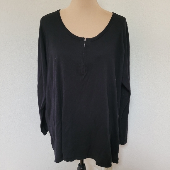 Torrid Black 1/4 zip Sweater - Picture 1 of 5